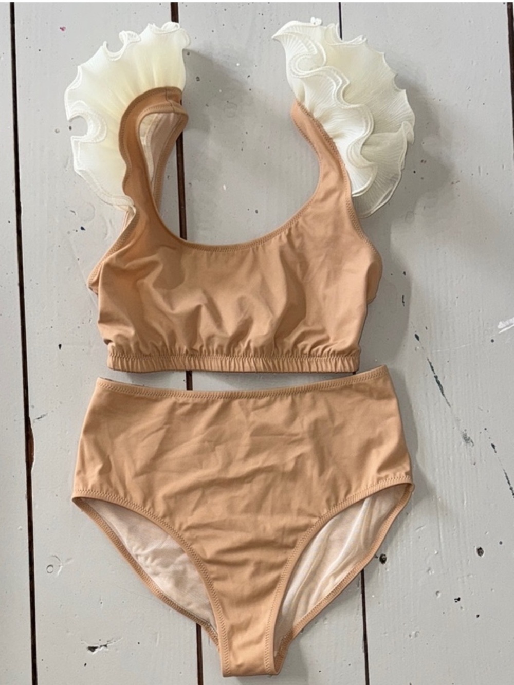 SLEEPER ruffle bikini set